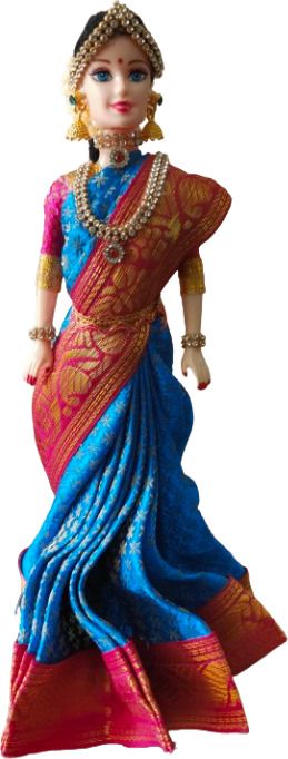 gvtoys Big border saree doll-picture-28