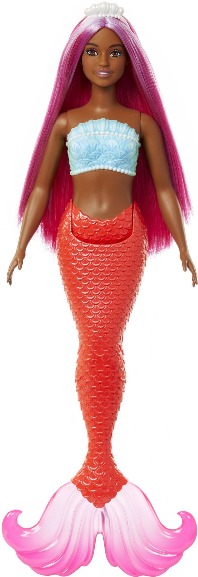 barbie Mermaid Doll 2 with Colorful Hair, Tails and Headband Accessories-picture-44