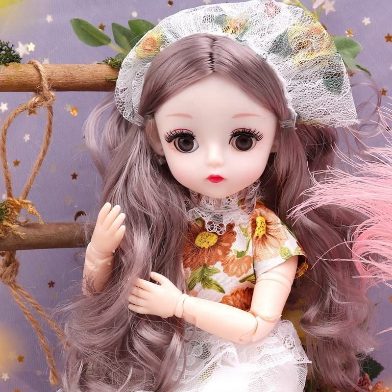 maadi Cute Princess Doll Movable Joints Dressup Barbie Doll Toy Birthday Gift-picture-32