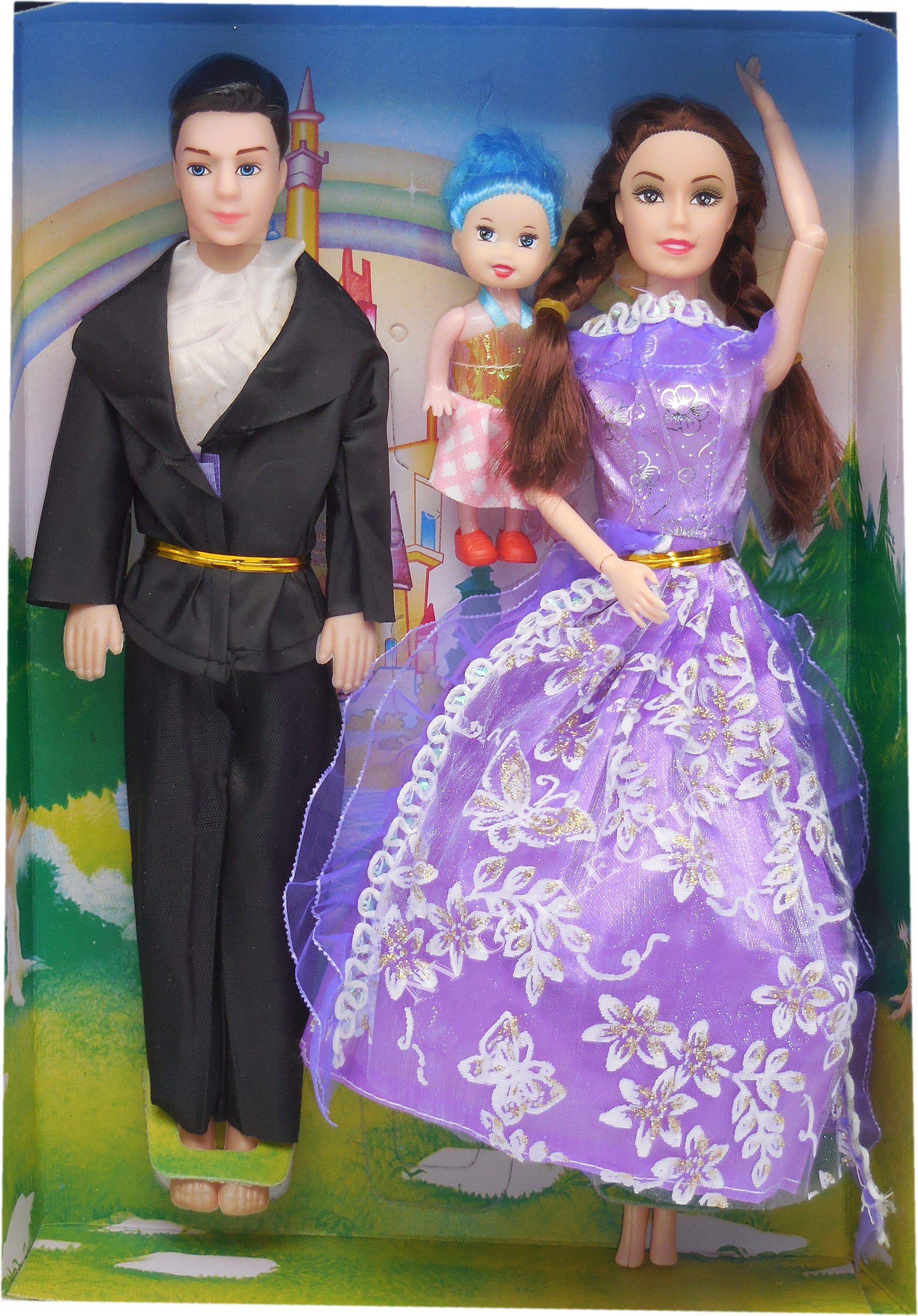 ctc creation Happy Couple fashionable doll set with multicolor-picture-32