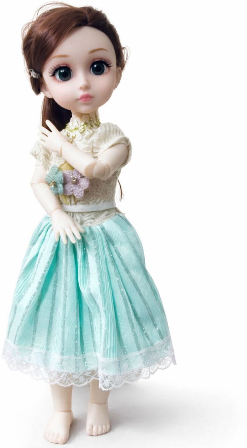 maadi Movable doll, Birthday gift kids, Barbie style doll, Long hair doll, Toys girls-picture-14