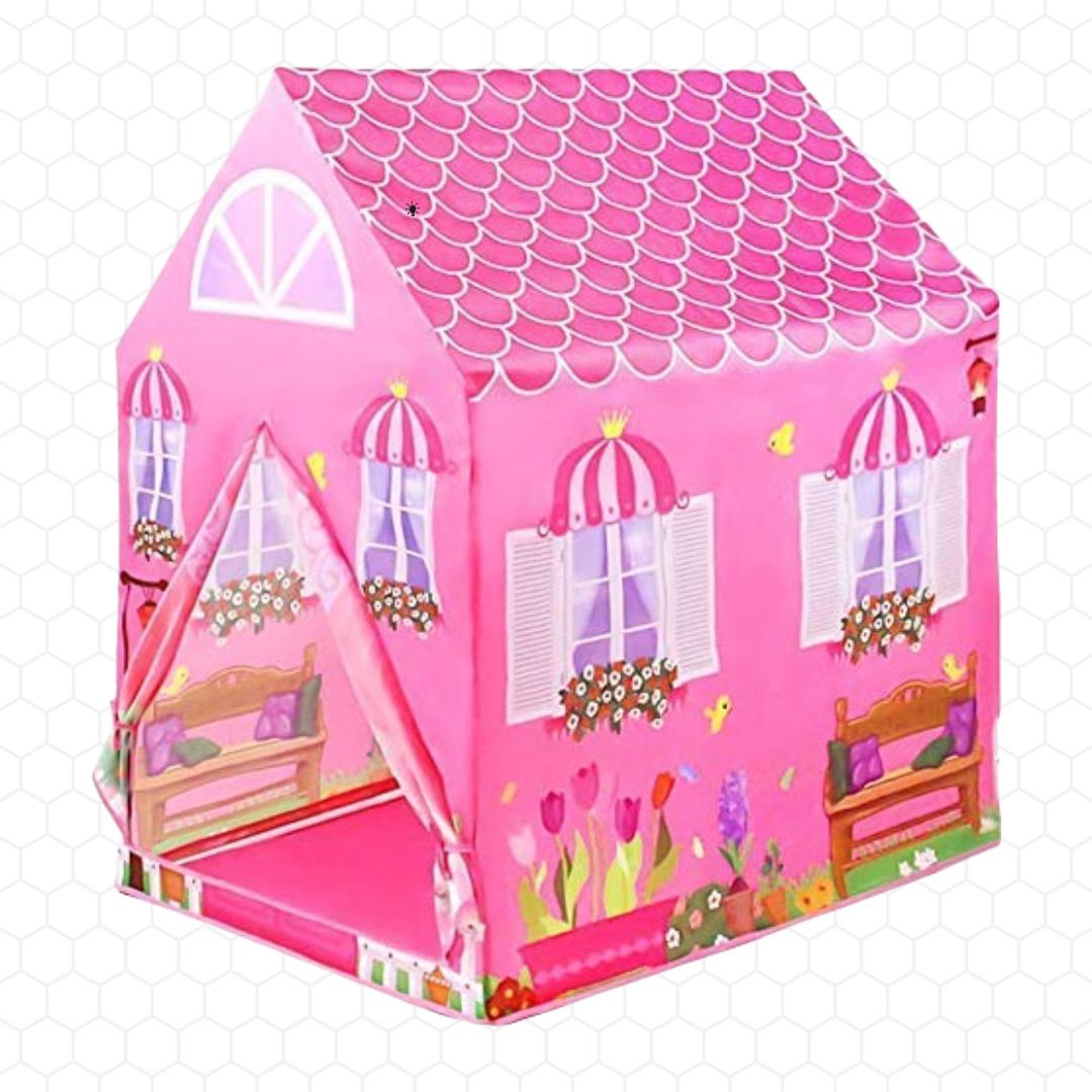 calispo Kids Tent House Foldable Indoor & Outdoor Playhouse for Girls-picture-4