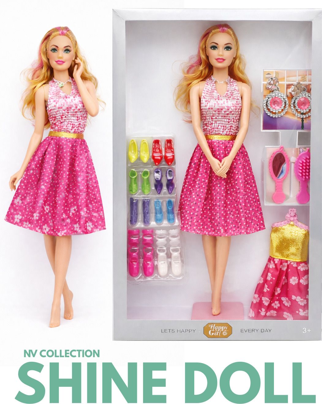 ctc creation Sparkling Dolls and Fashion Accessories for Kids Role-Playing Fun-picture-36