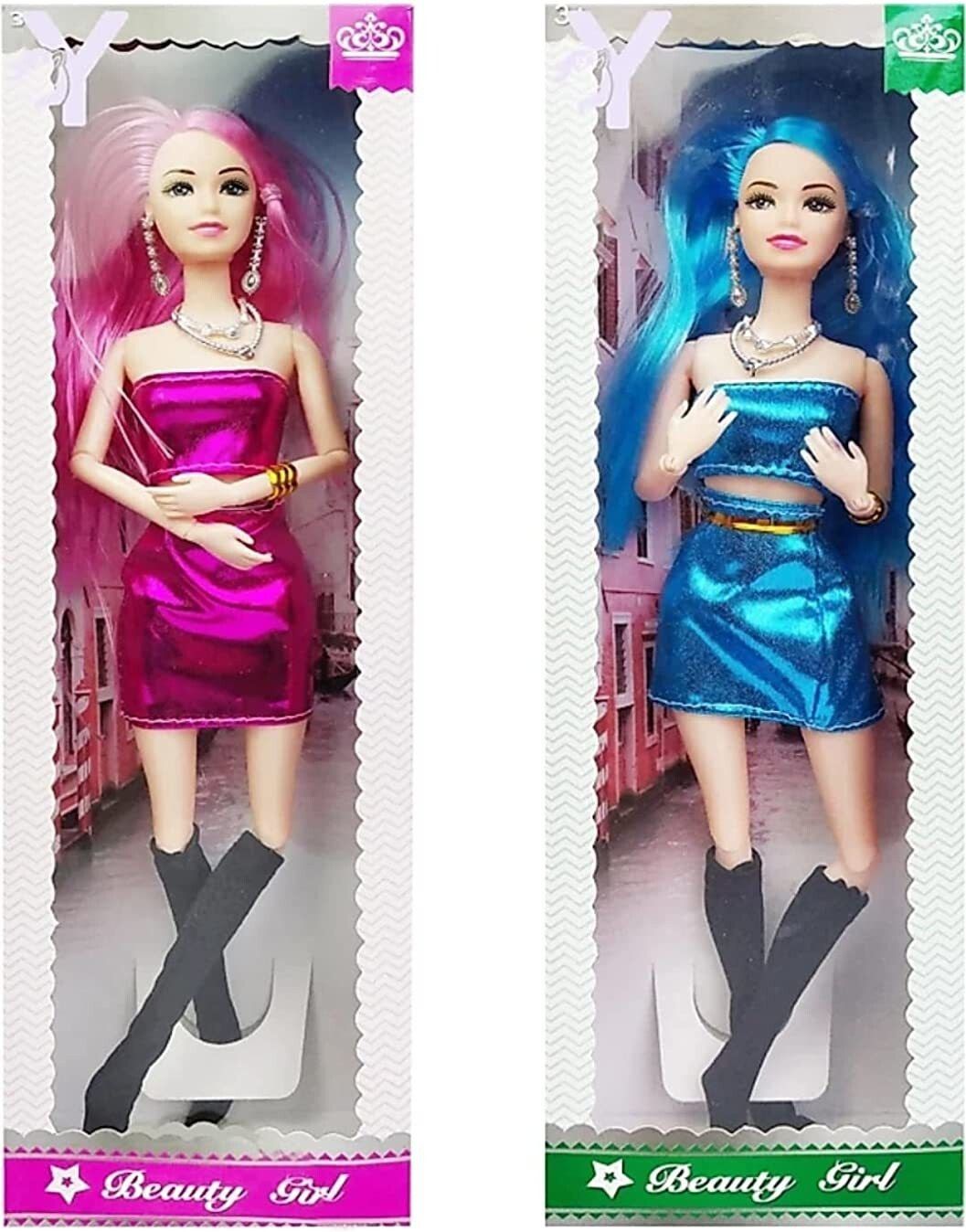 rubela Unique Gift Shop Cousins Sister Foldable and moveable Hand and Leg Doll Set of 2-picture-15