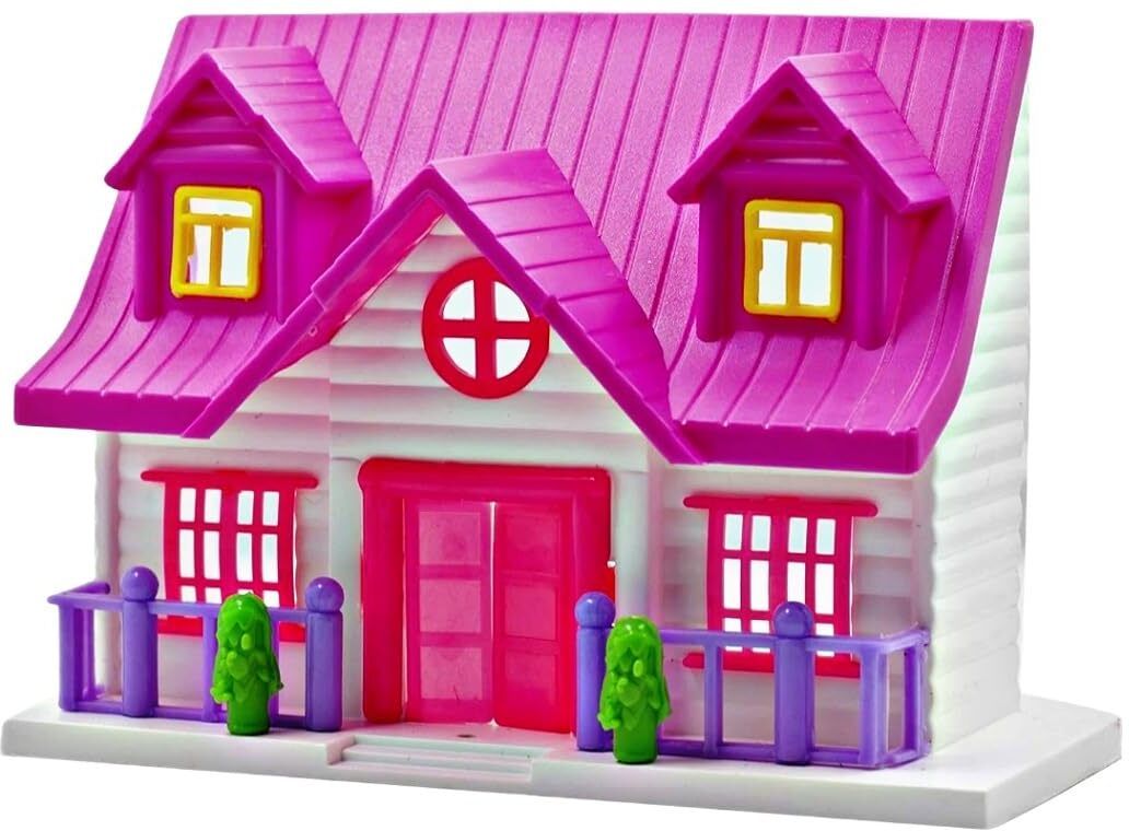 Funny House Play Set For Kids, Doll House With Accessories, 19Pcs Set