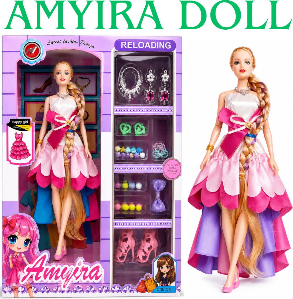 Amayira Fashion Doll with Beauty Accessories-image-31