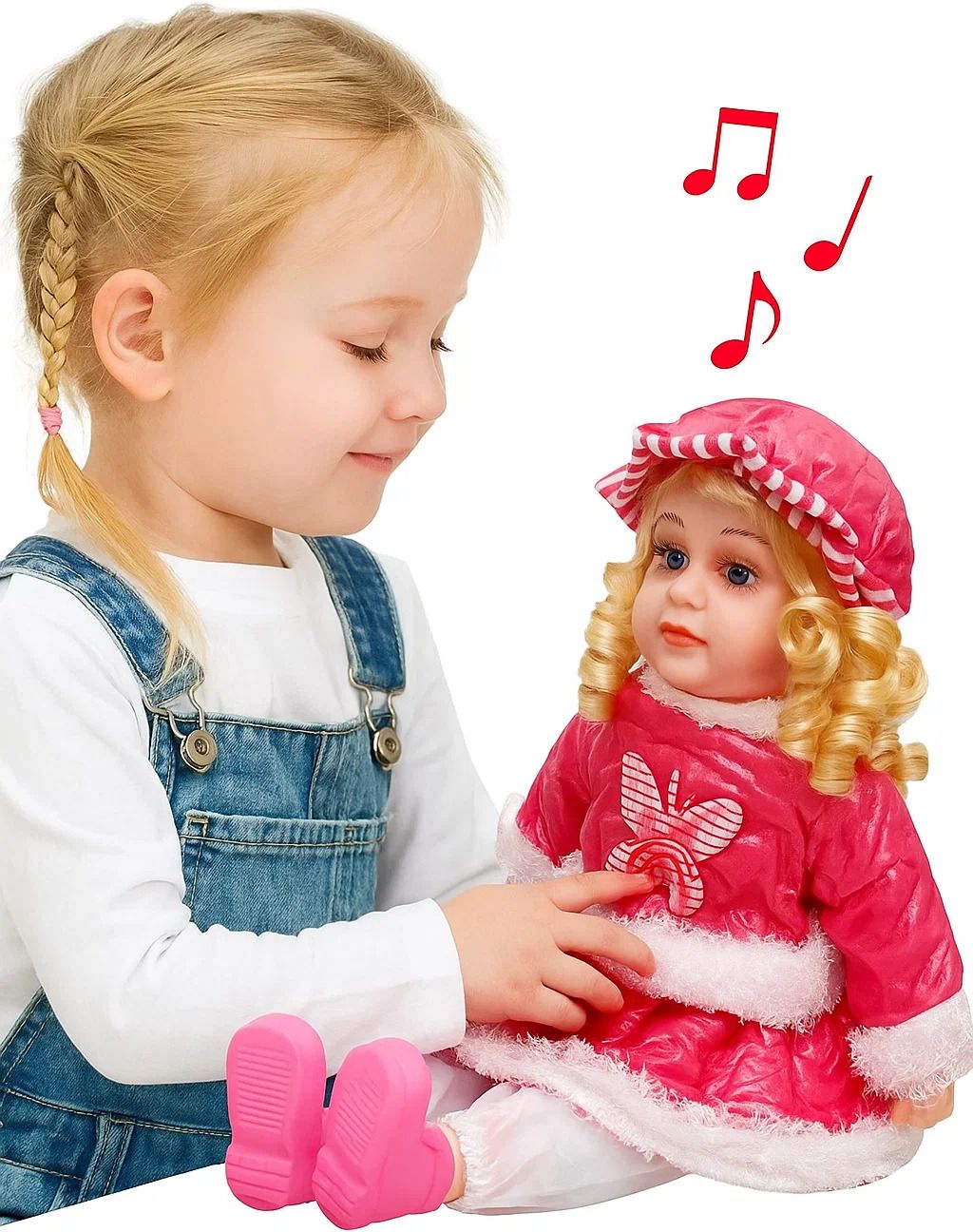 Baby Poem Doll Looking Musical Rhyming Babydoll,Big Stroller Dolls