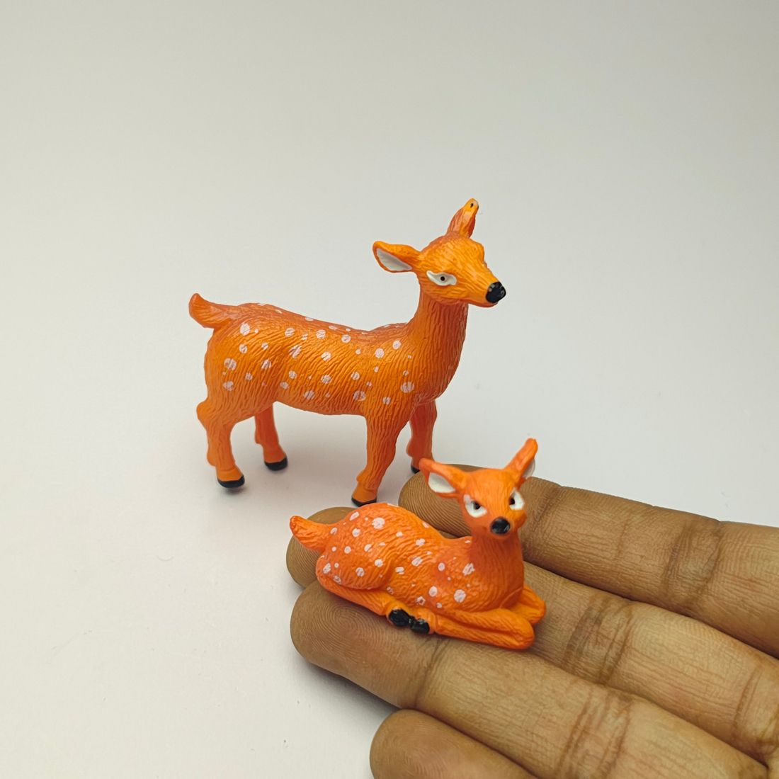 miniatures shop Miniature Deer Figurine Set Dollhouse Decorative Accessories-picture-45