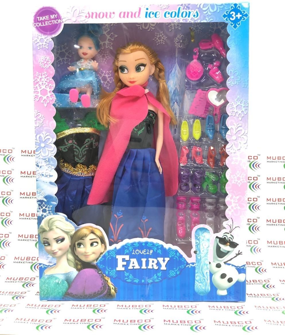 Frozen Anna & Little Baby Doll Set Accessories Kids Roleplay Toys Gift-image-16