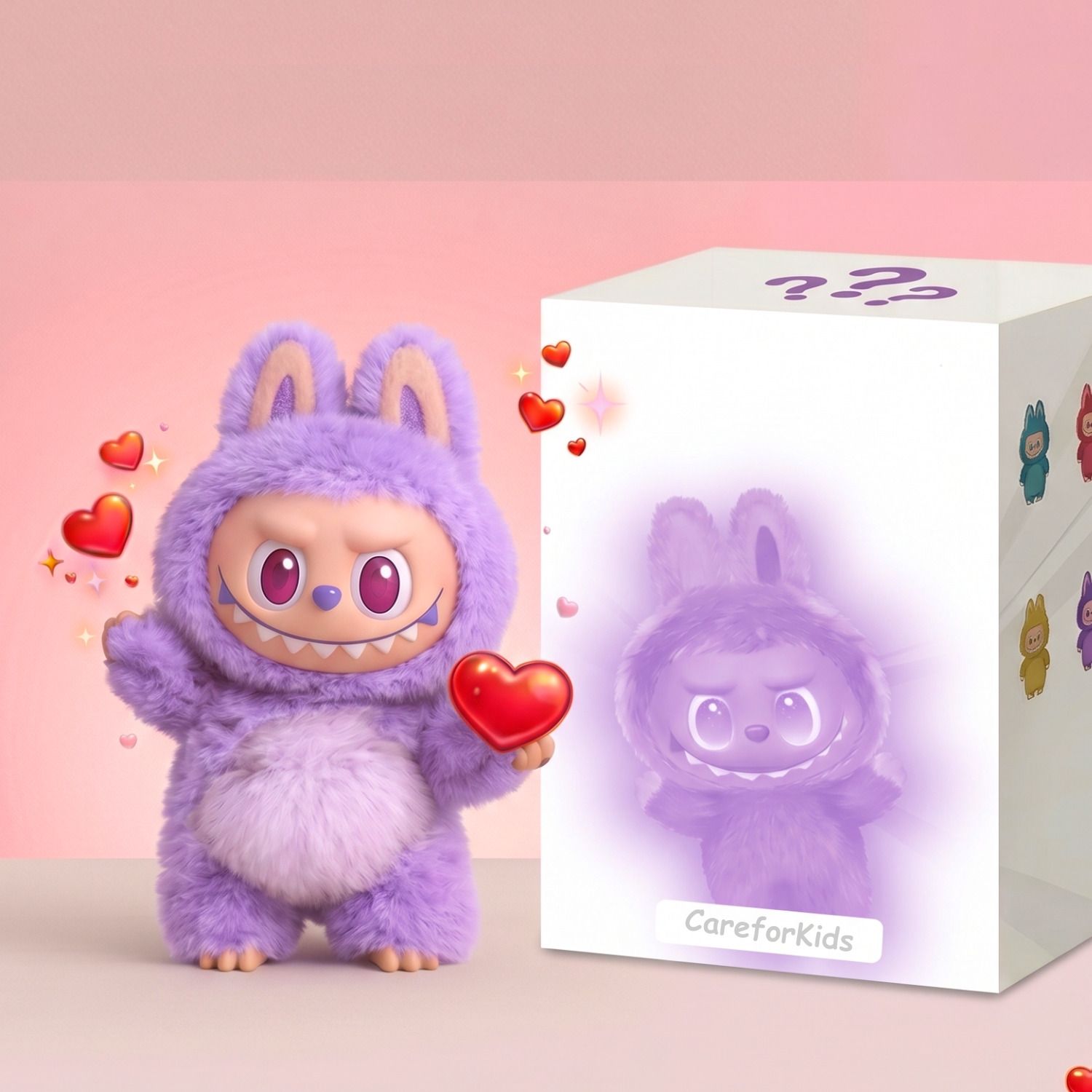 careforkids Labubu Doll Cute Bunny Character-picture-24