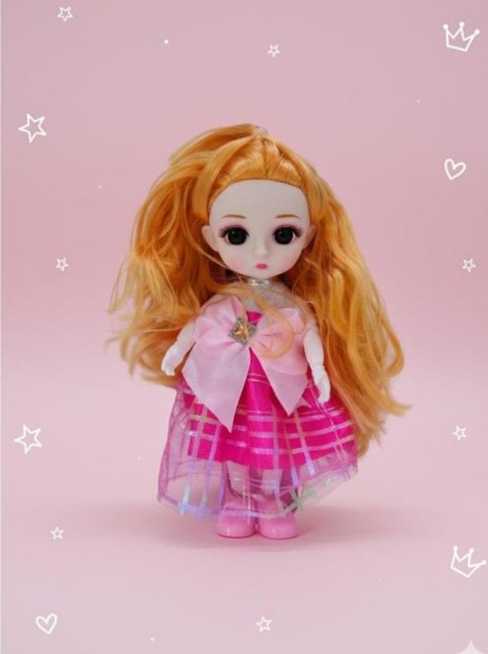 Cute Mini Pushpa Fashion Doll-image-27