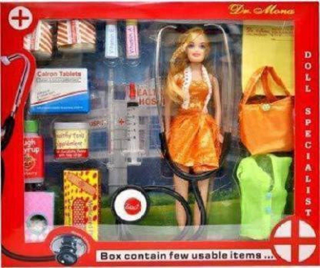 DOCTOR DOLL Fashion doctor set doll dr . mona Set Toy & Styling Accessories (Multicolor) (Multicolor) (Multicolor)-image-32