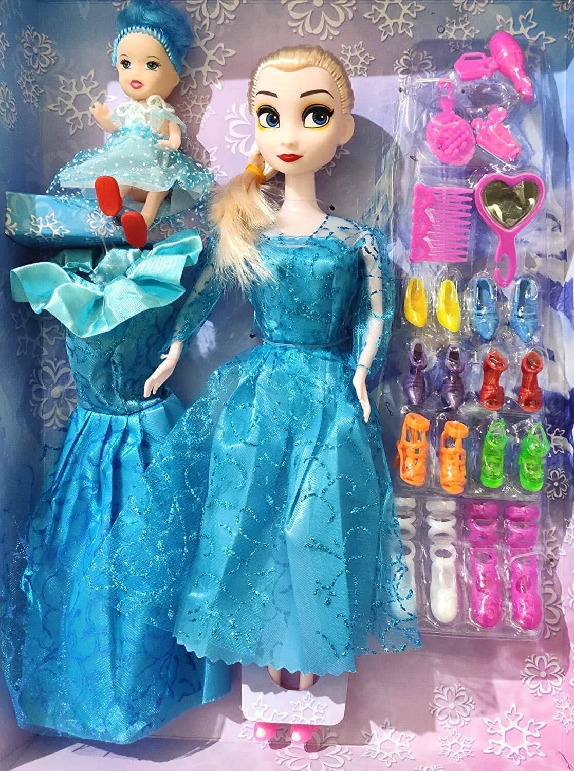 rm traders Princess Fashion Doll Set with Baby Doll & Accessories 13 Inch-picture-47