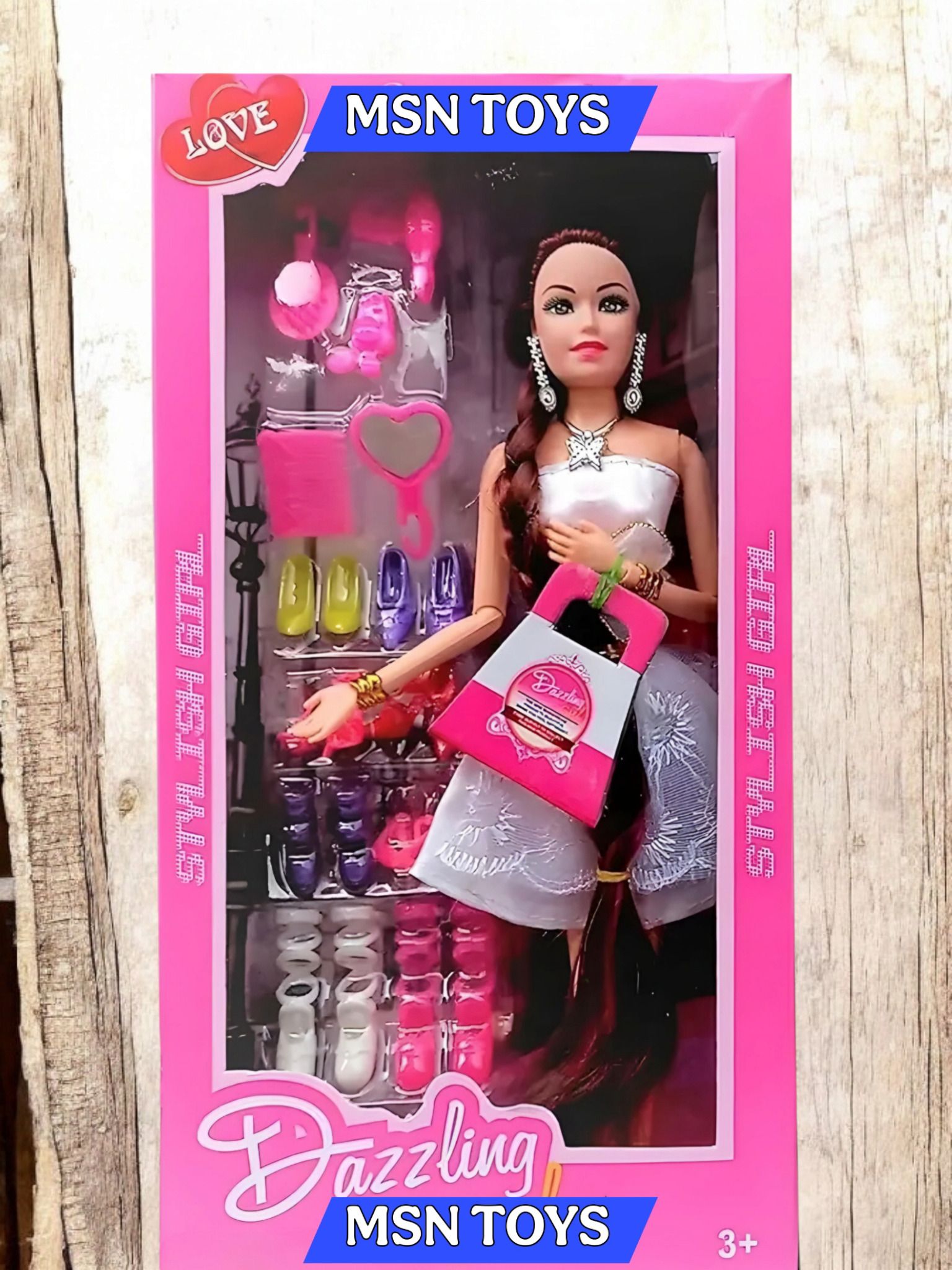 A5Doll Beautiful Fashion Doll with Movable Hands and beautiful hair D6