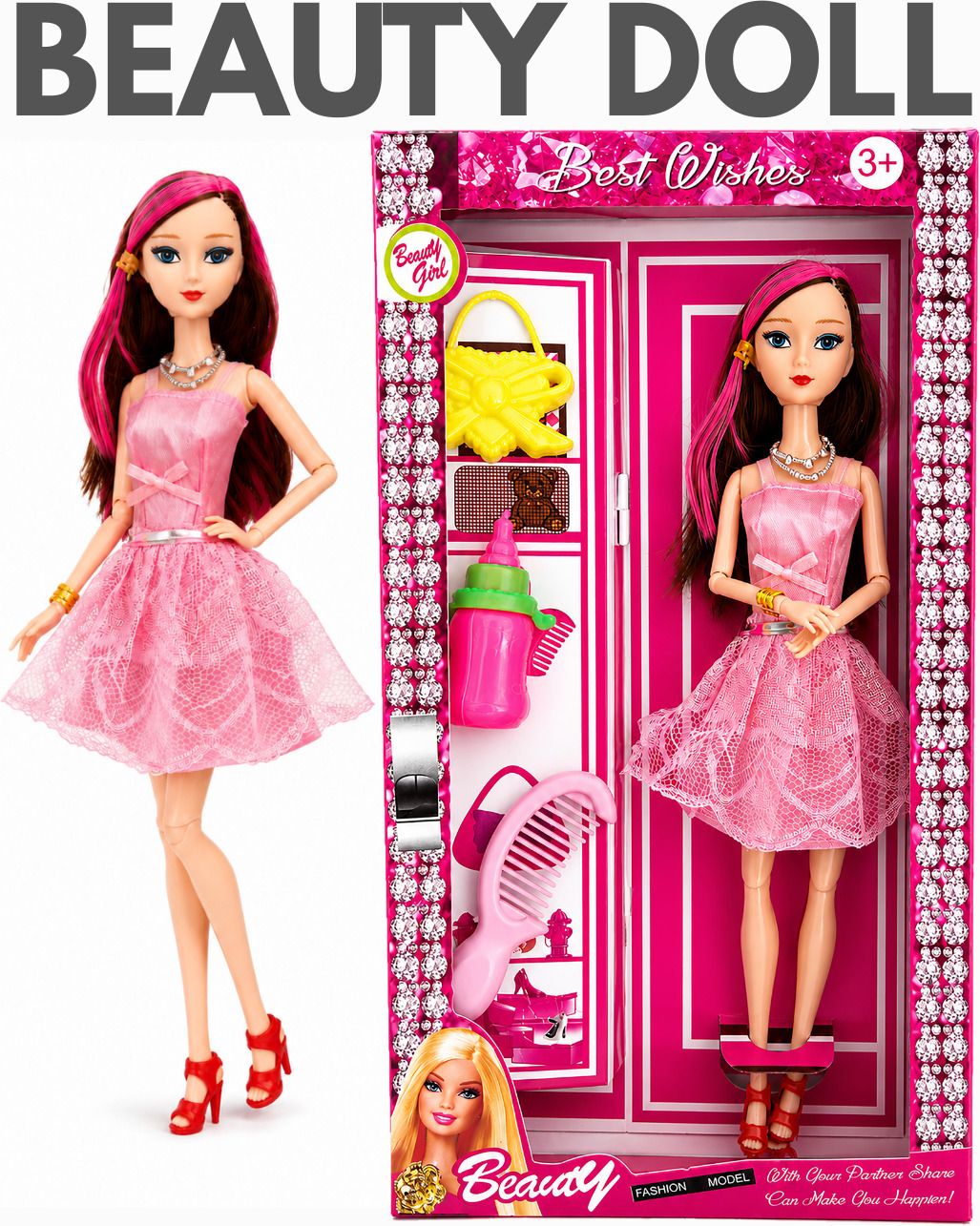 Adorable doll sparkling with cheerful vibrant charm.-image-44