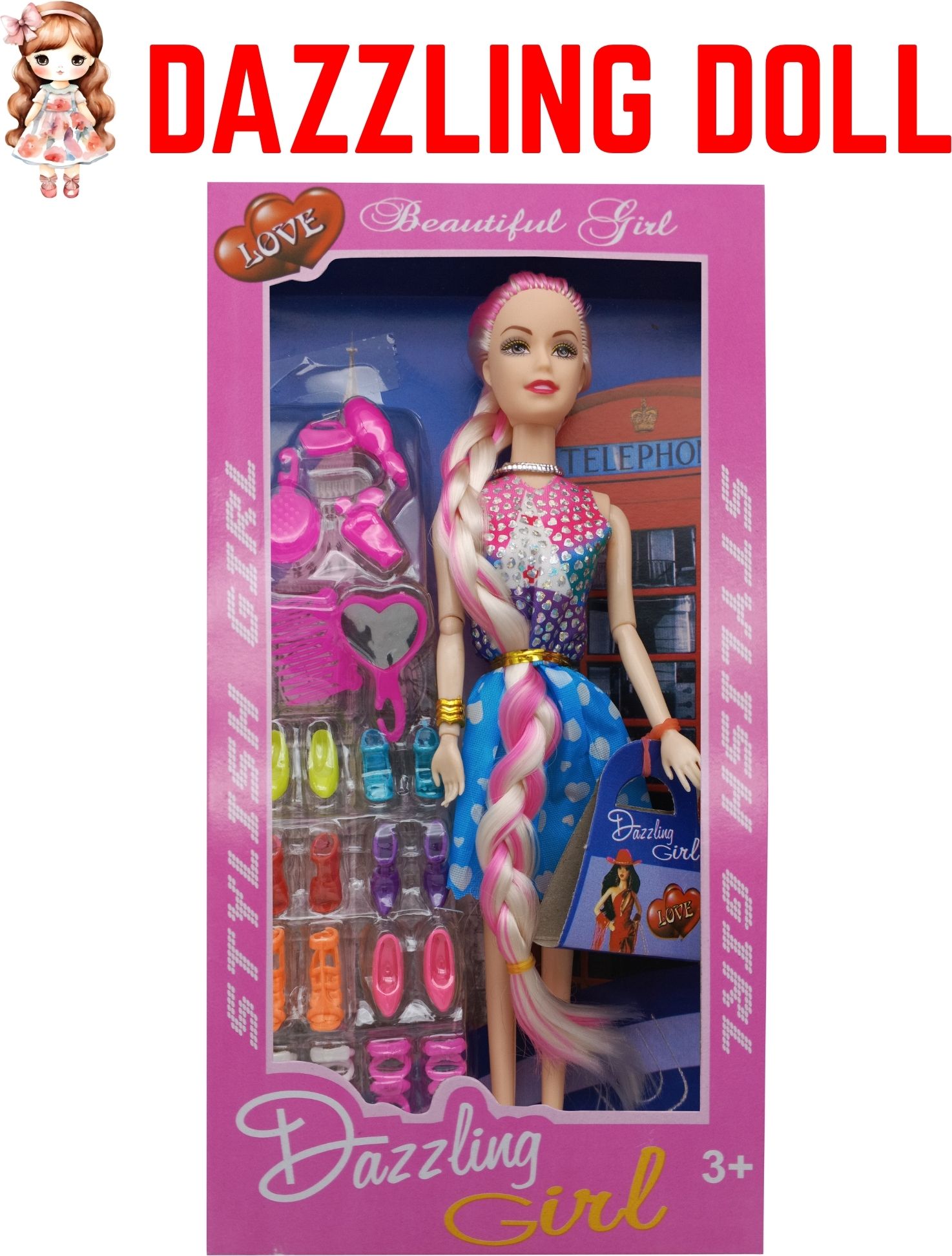 ctc creation Elegant Princess Doll Set with Glam Touches-picture-12