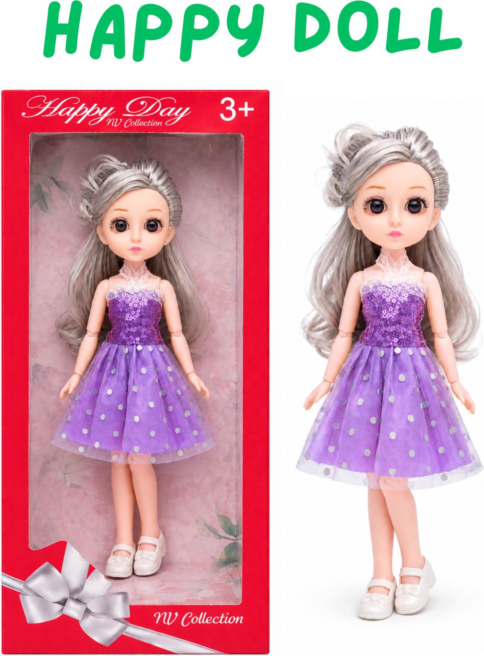 nv collection A doll with a softly smiling face that embodies peaceful joy.-picture-38