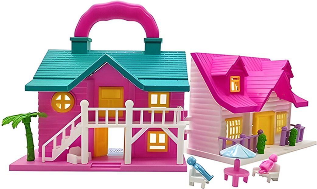 New Latest Safe Eco-friendly Children's Plastic Ornament for Girls' Toy Castle