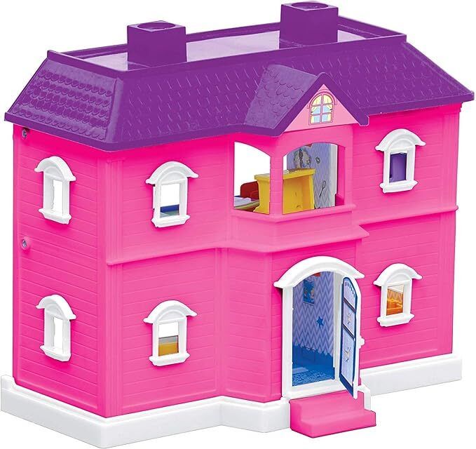 Beautiful Doll House Play Set with Furniture (24 Pcs) (Multicolor)-image-49