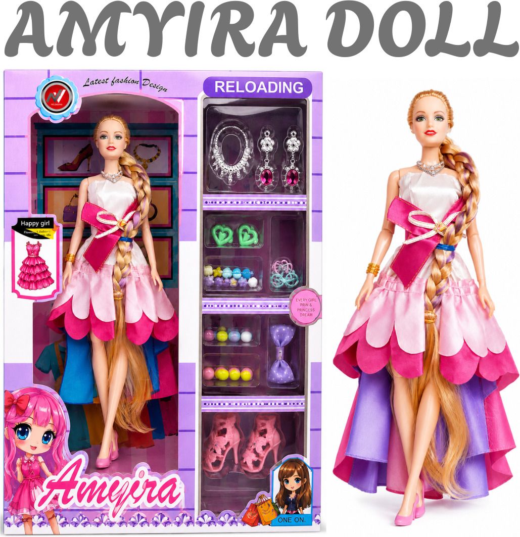 Amayira Enchanted Princess Doll with Beauty Essentials-image-48