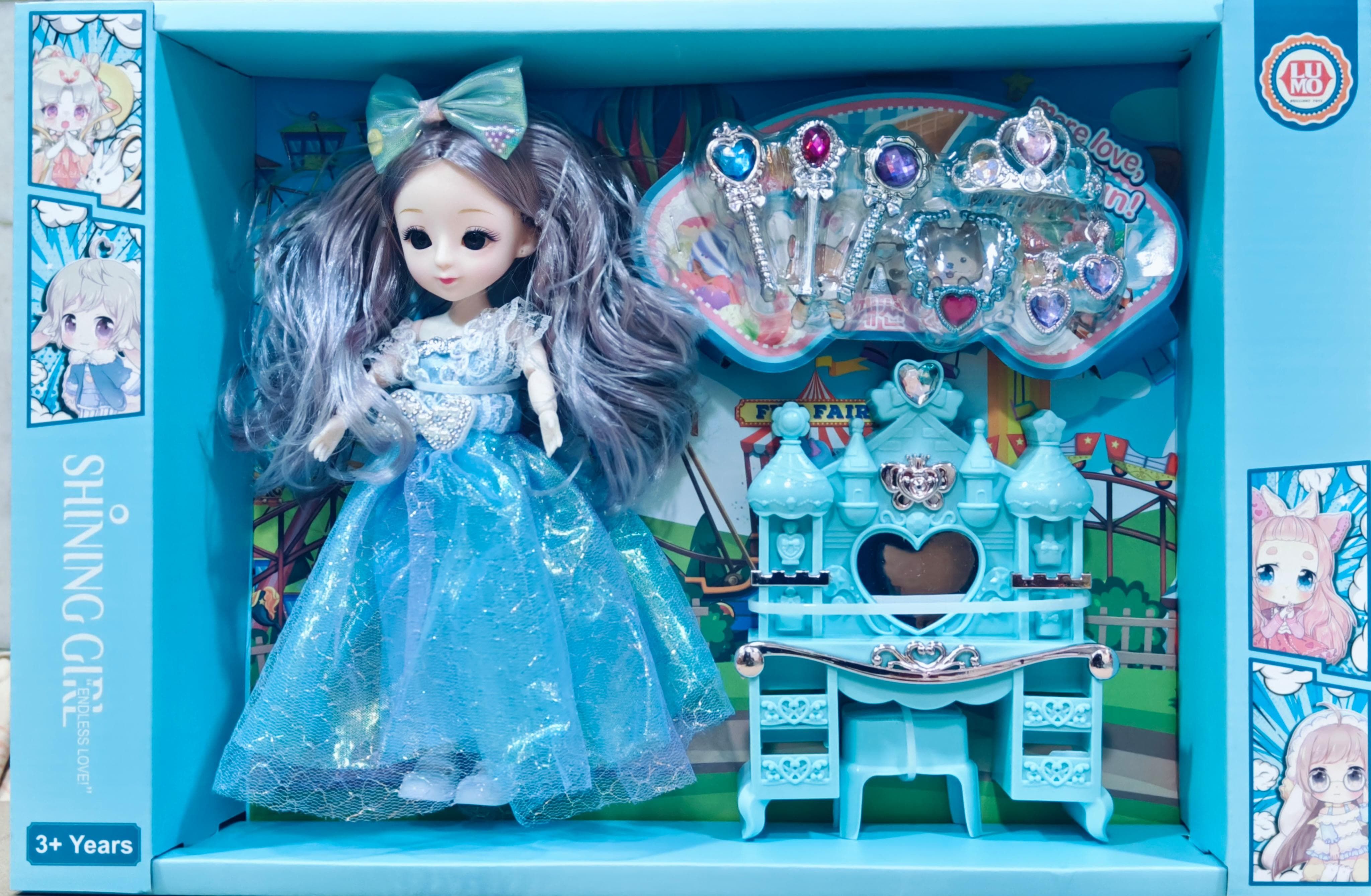 Doll Set Movable Joints Makeup Doll Set for girls