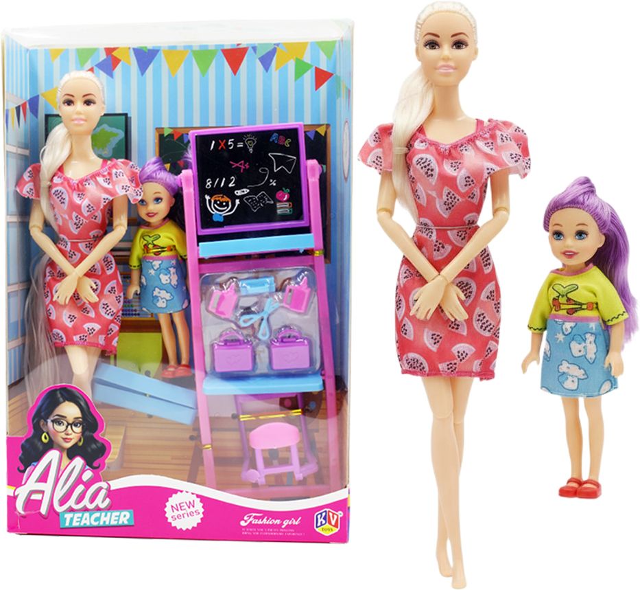 paprock Alia School Teacher Doll | Pretend Play Teacher|Suitable for Kids 3+ yrs