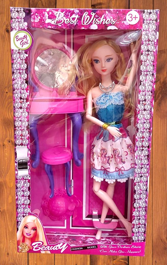 Beauty Fashion Model Doll Set with movable hands & legs for Girls-image-11