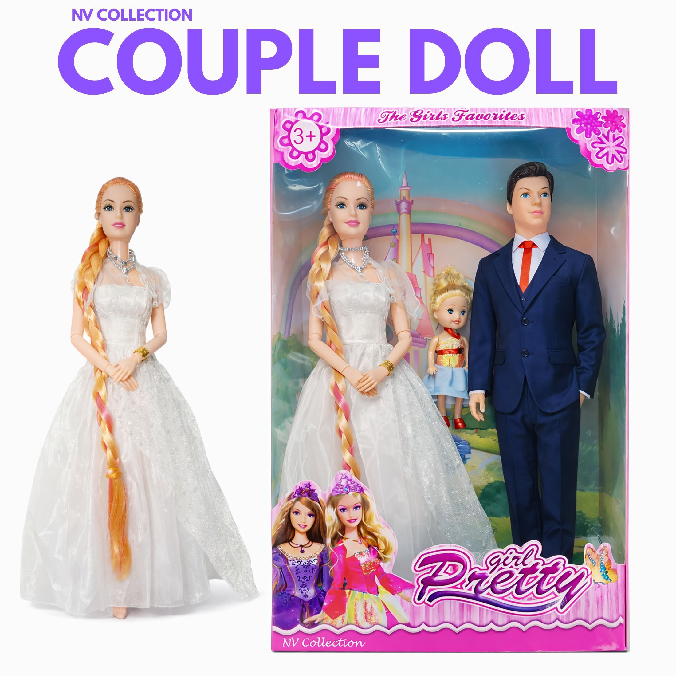 devacore Family Doll Playset with Baby and Charming Accessories-picture-27