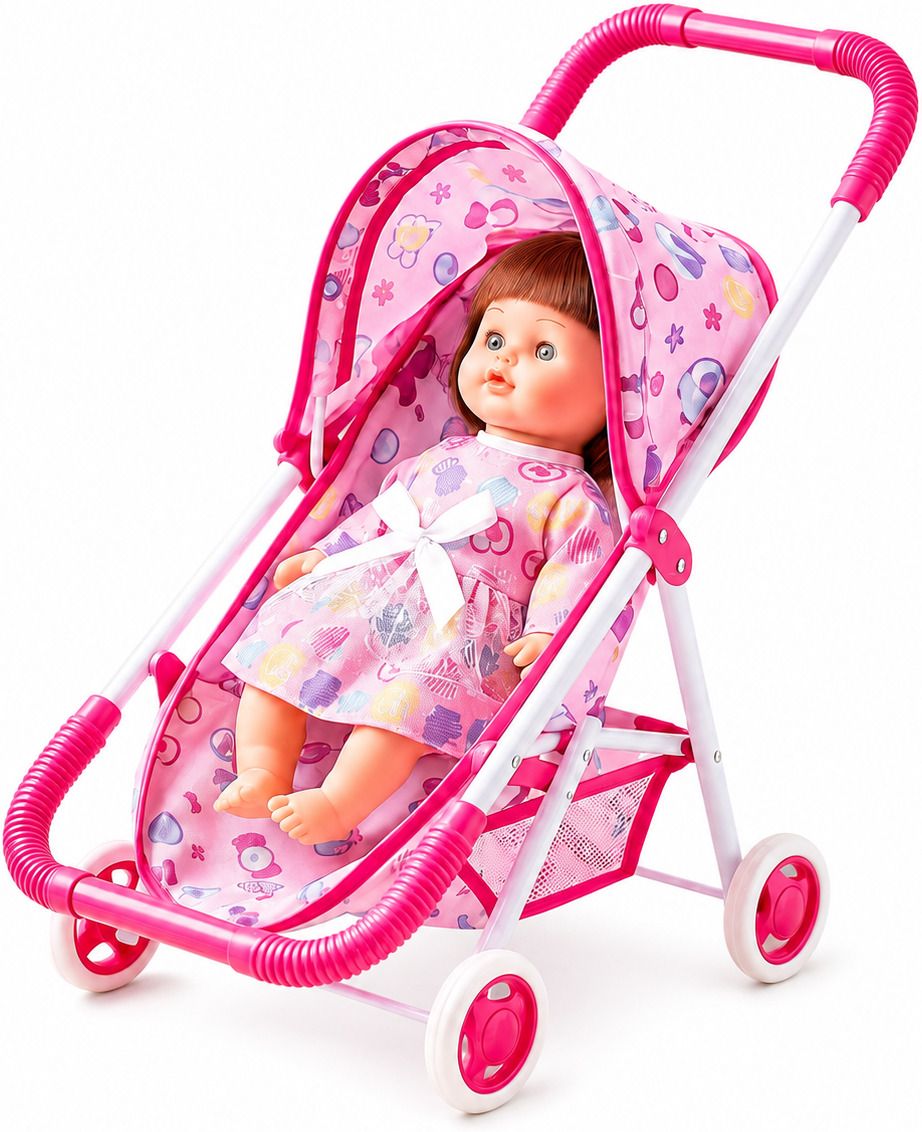 rajvithi Doll Stroller with Baby Doll-picture-45
