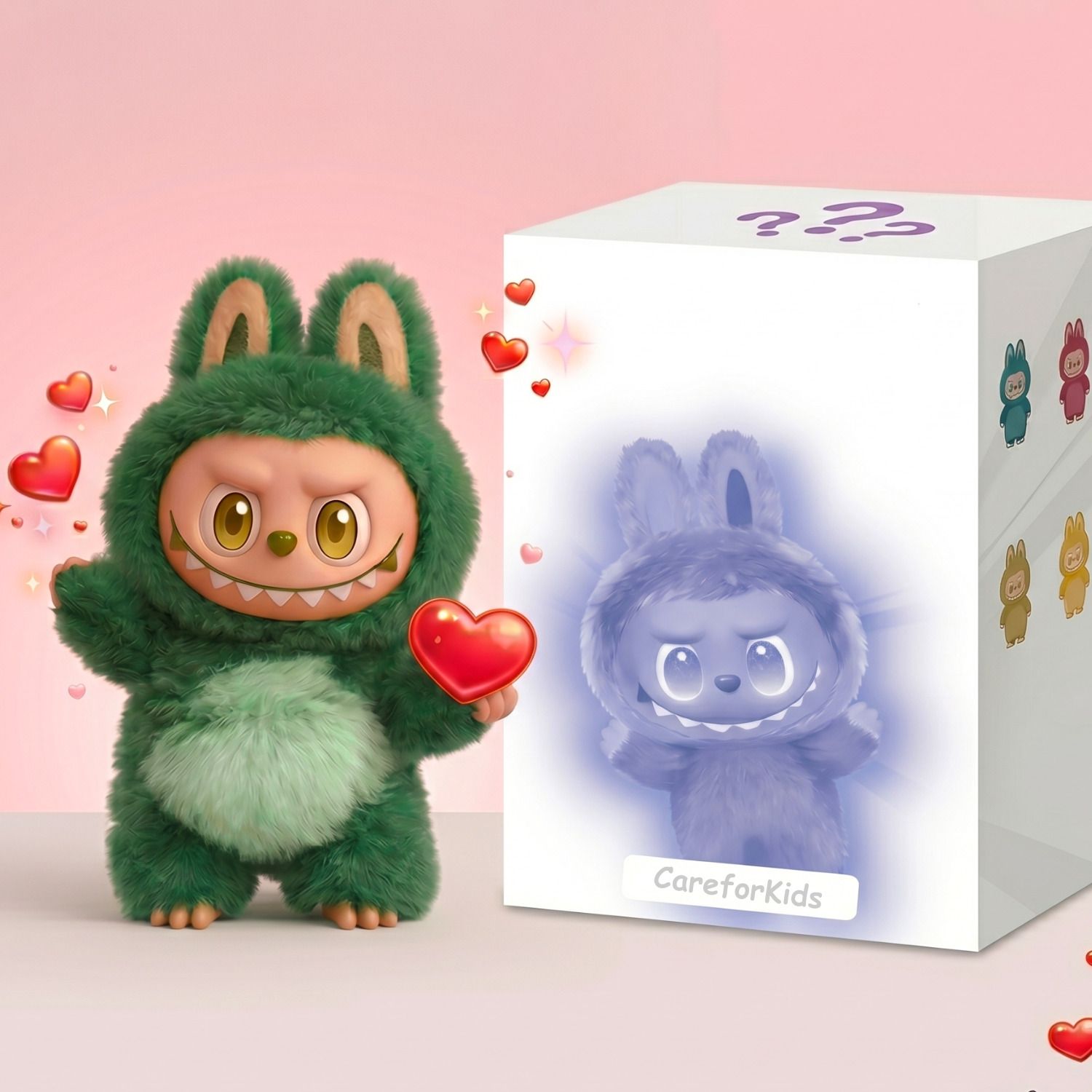 Labubu Doll Blue Plush Toy-image-49