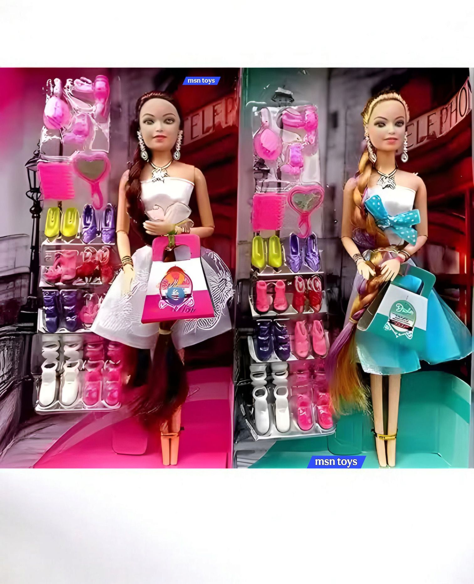 Stylish Long Hair Set Doll and New Angel Doll Set for Kids dp21