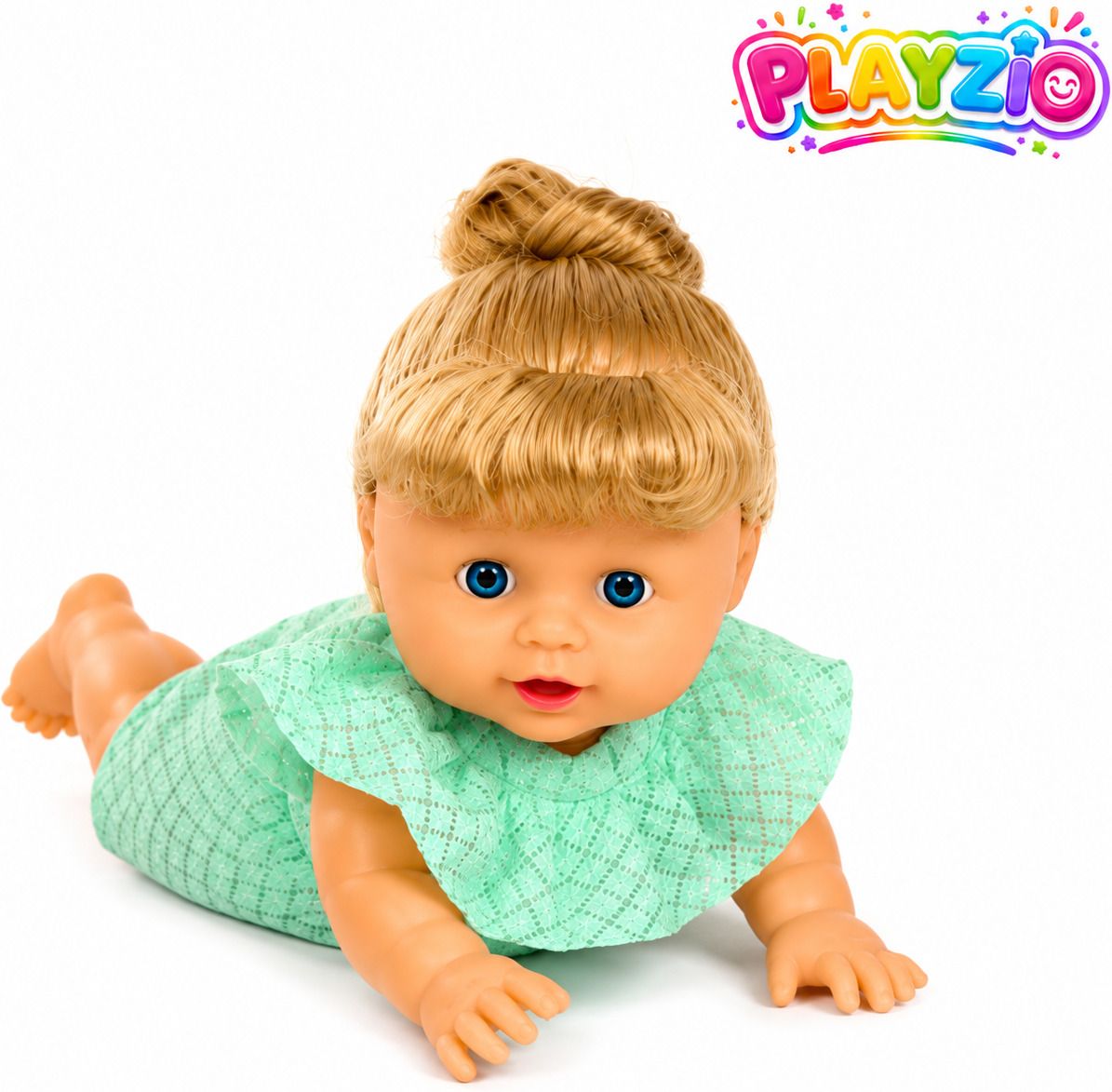 playzio Adorable Annie Fashion Doll with Blonde Hair & Hair Styling Accessories-picture-13