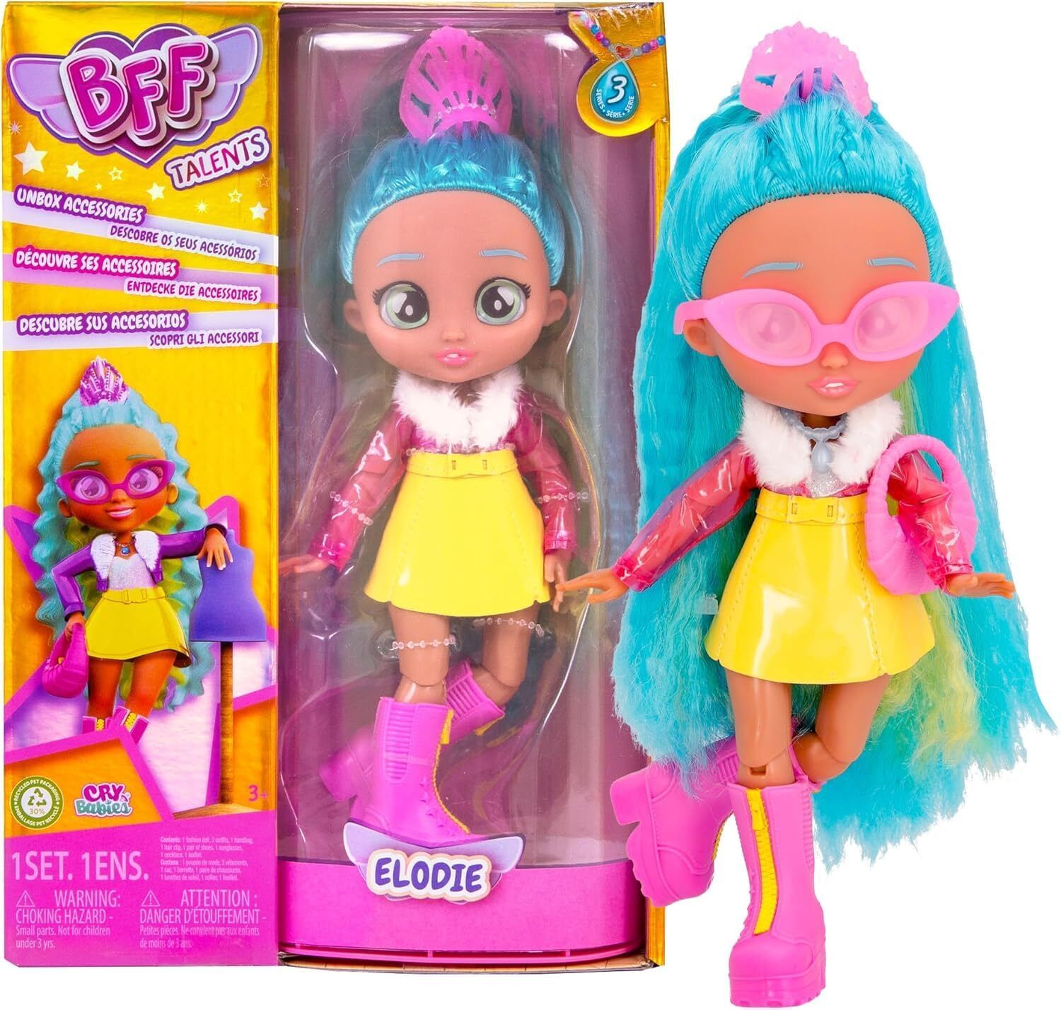 toy garrage BFF Wave 3 Elodie Doll For Girls with 9+ Surprises Include Outfit and Accessorie-picture-12