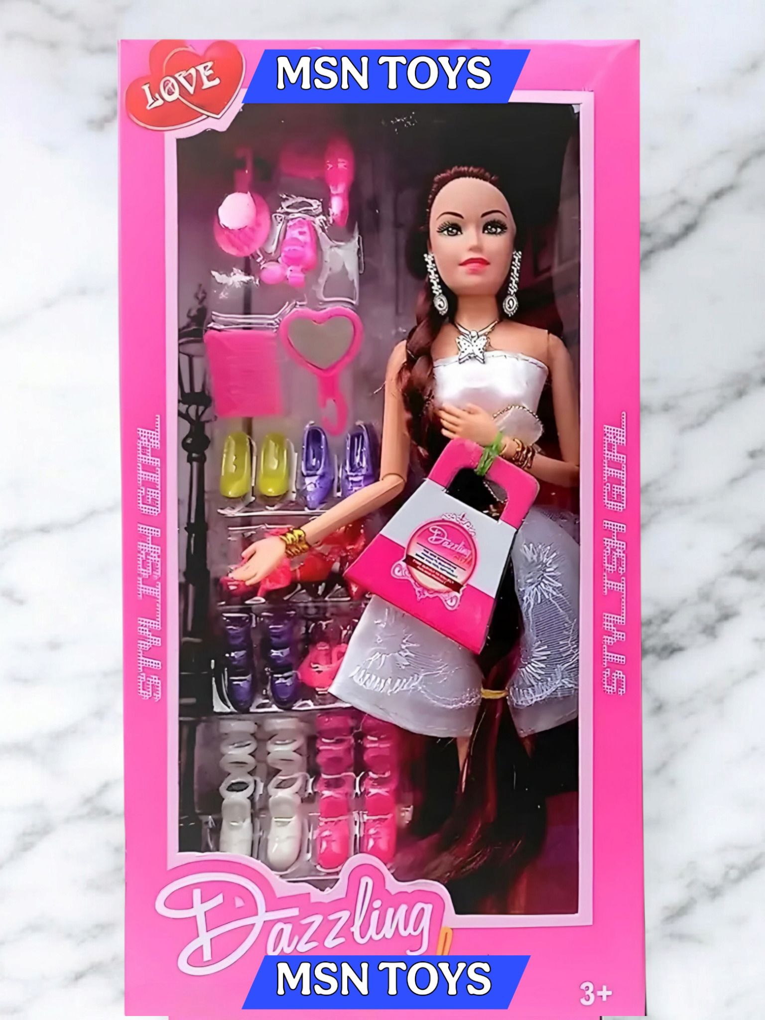 A5Doll Beautiful Fashion Doll with Movable Hands and beautiful hair D5