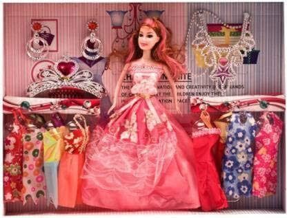 k.d tinytots Elegant Doll Set with Dolls Changing Clothes for Girls Dolls Pretend Play-picture-36