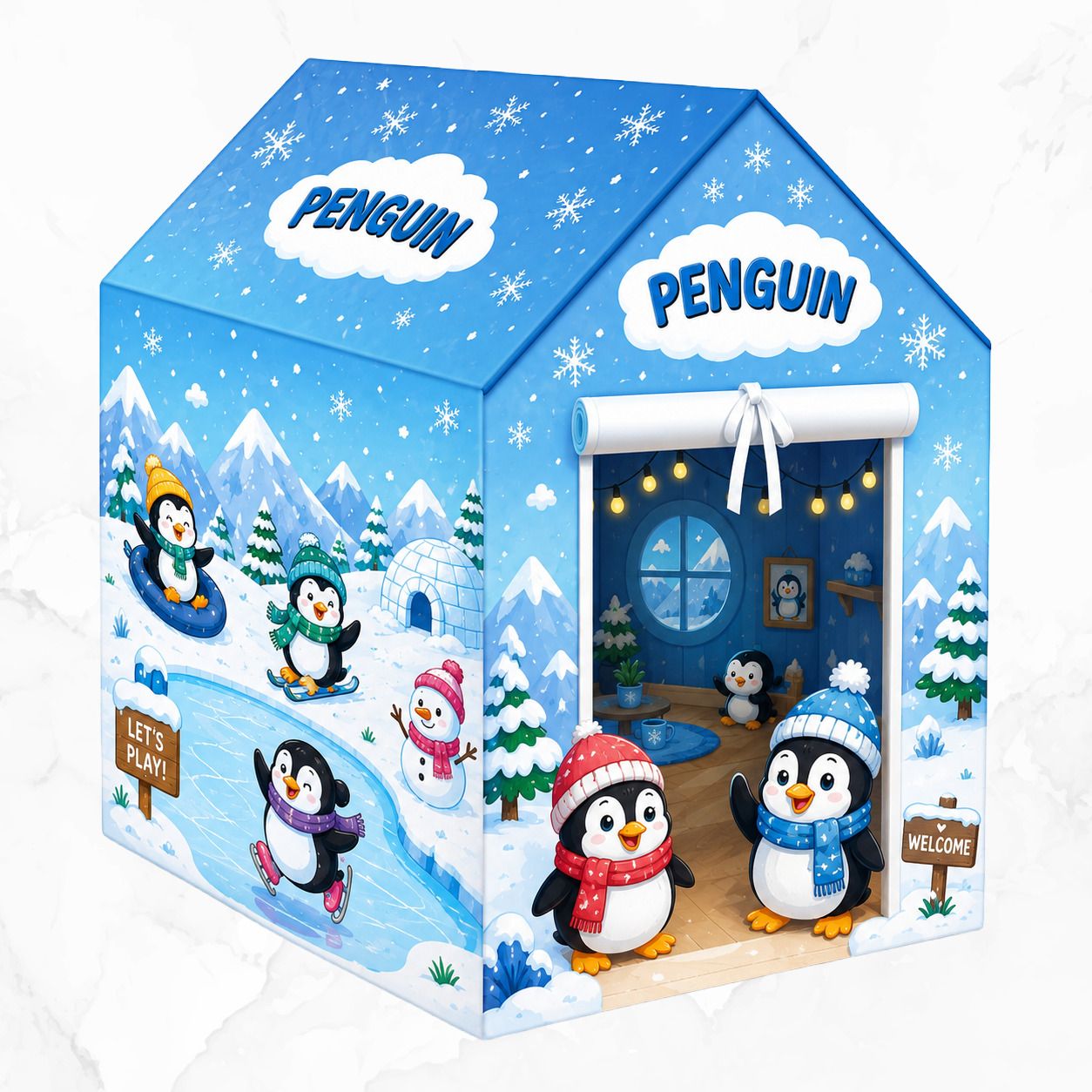 calispo Premium Penguin Kids Tent House-picture-46