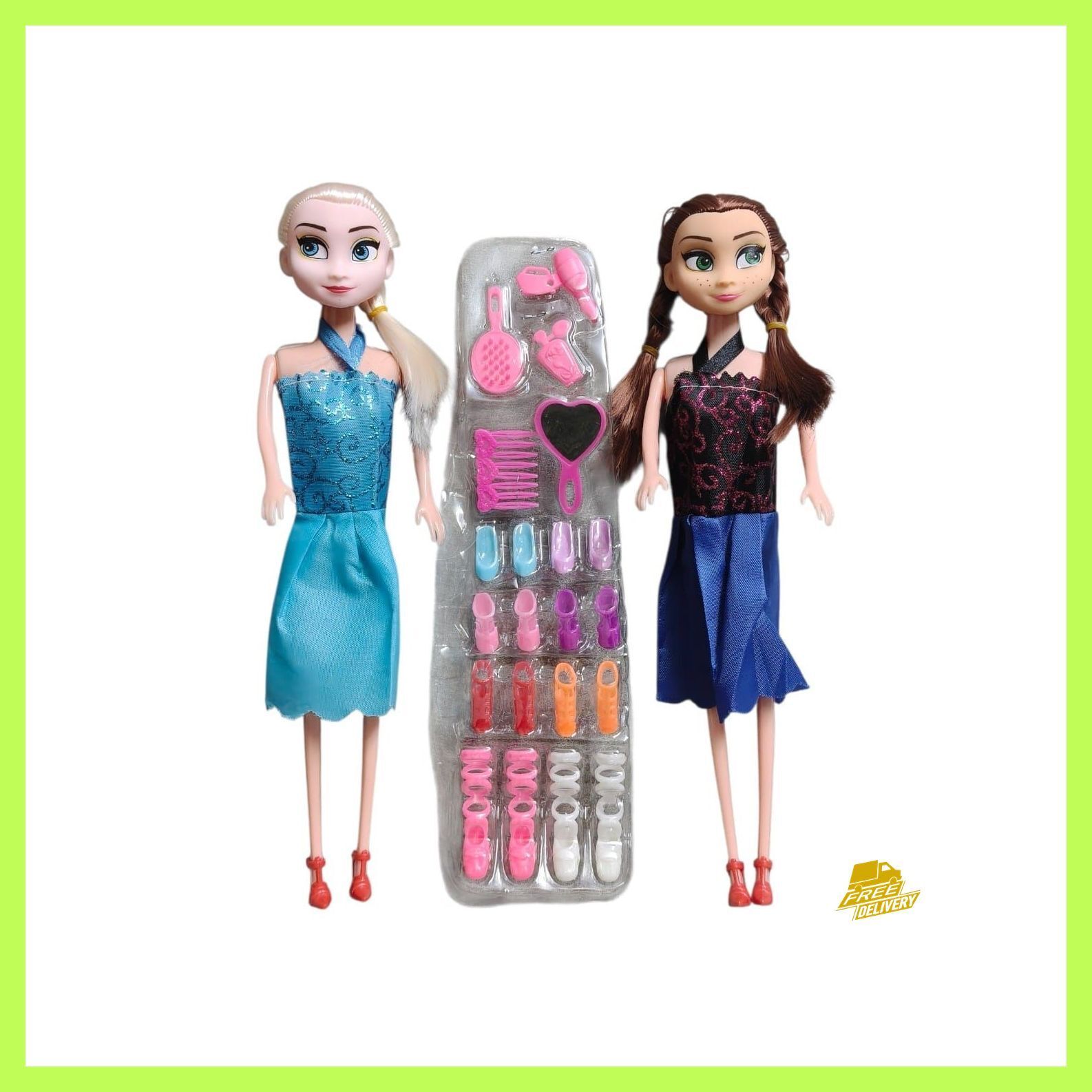 rm traders Princess Fashion Doll Set Makeup & Hair Styling Pretend Play Doll Set for Kids-picture-20