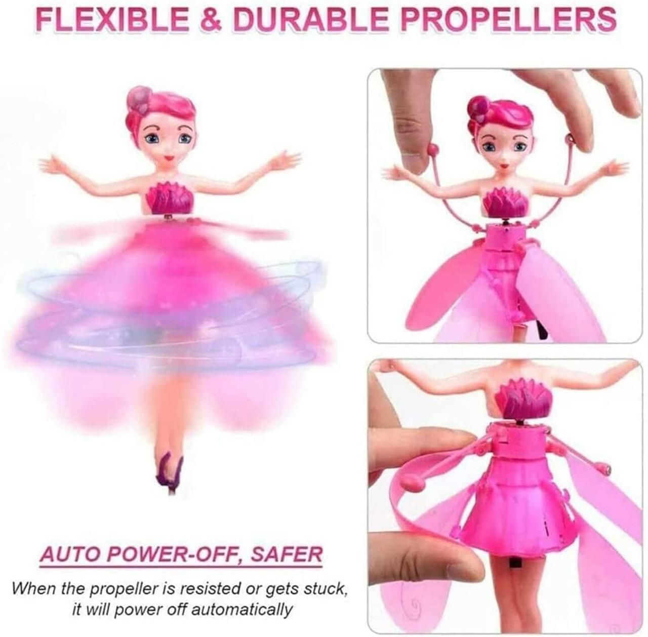 Magical Flying Fairy Doll,Hand Sensor Control,USB Powered,Sky Dancers Flying Toy-image-19