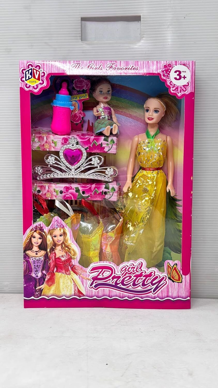 Doll with baby & accessories| kids toy birthday gift for girls 3 – 14 years-image-43