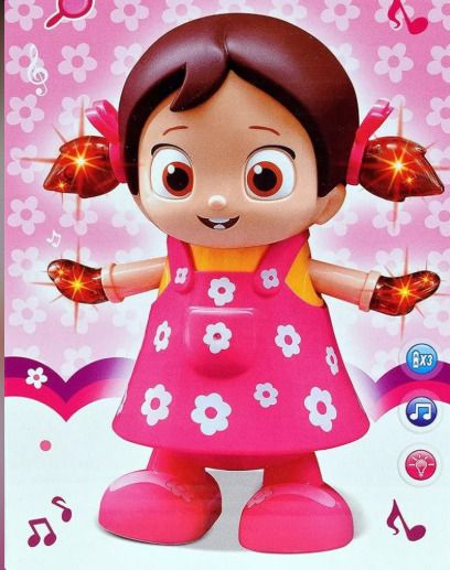 PVC Battery Operator(IND*6612) Dancing Girl Toy-image-12