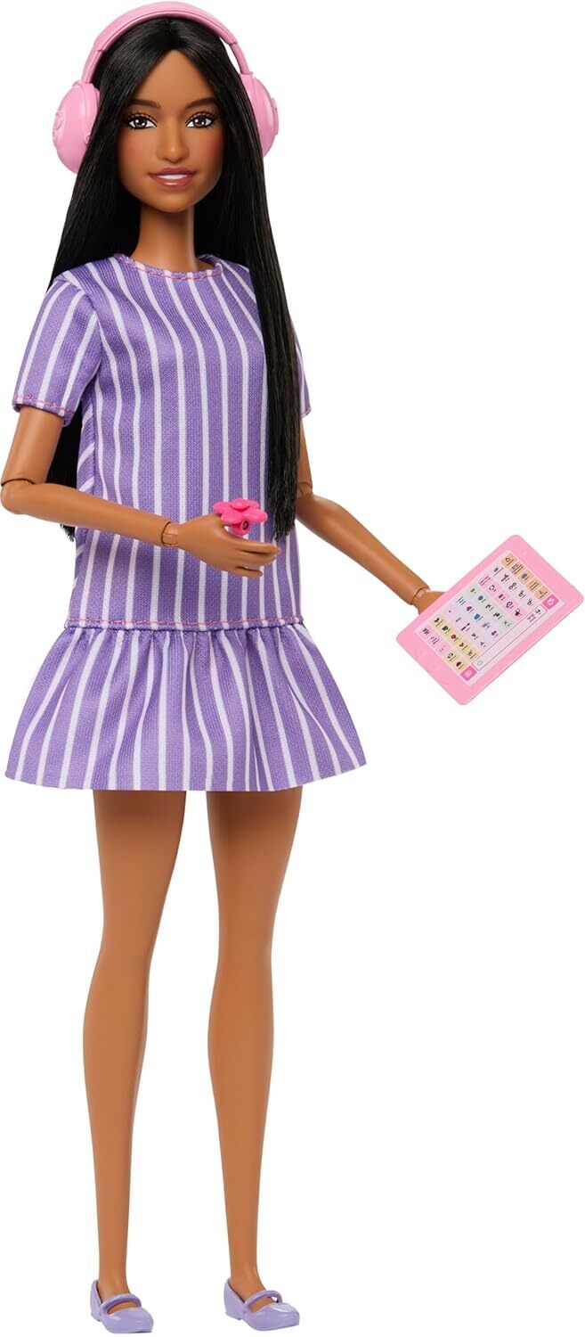 barbie Fashionistas Doll #245, Autistic Doll Wearing Purple-picture-16