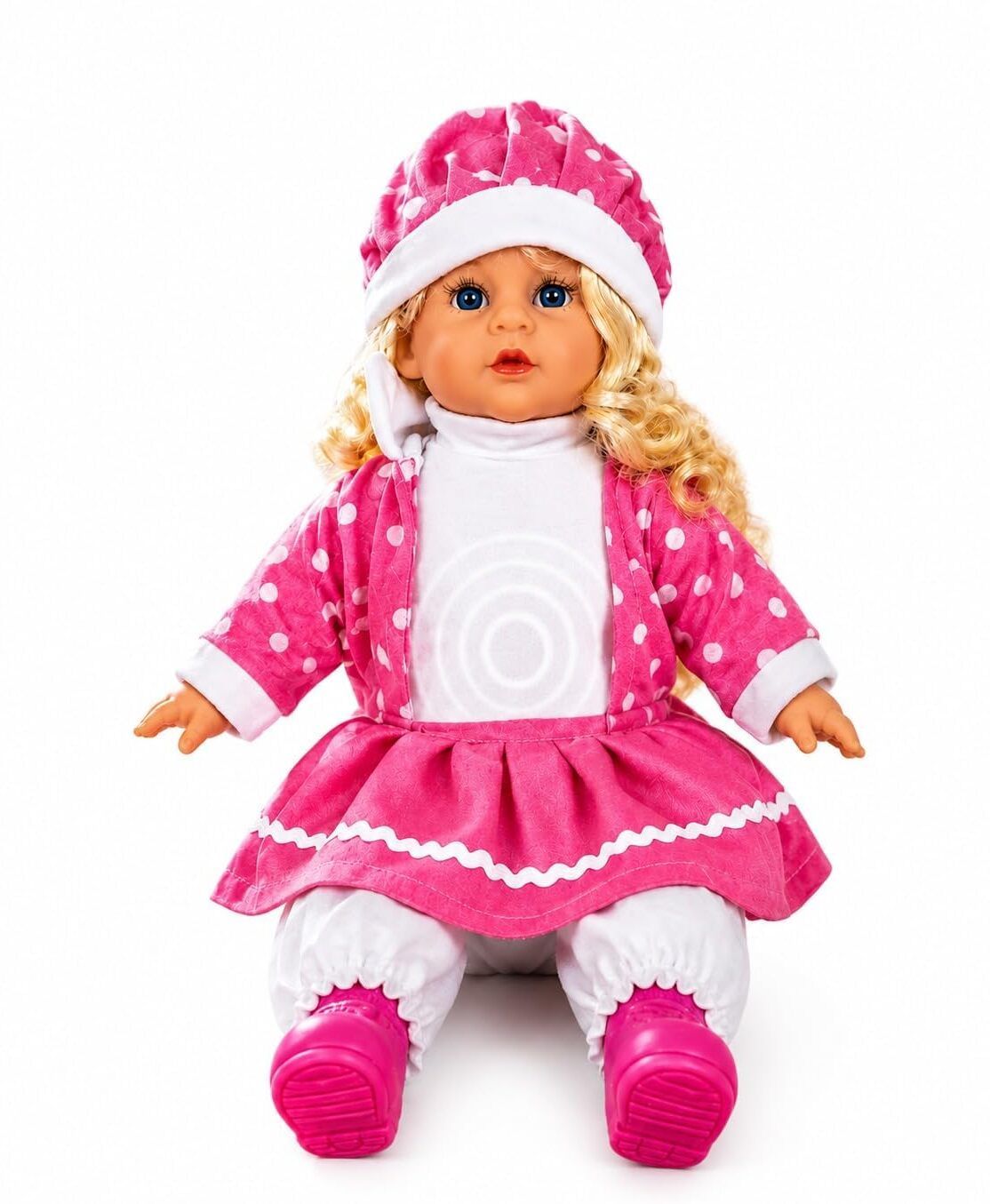 pahaliya impex Beautiful Singing Doll with Soft Clothes Musical Baby Toy-picture-21
