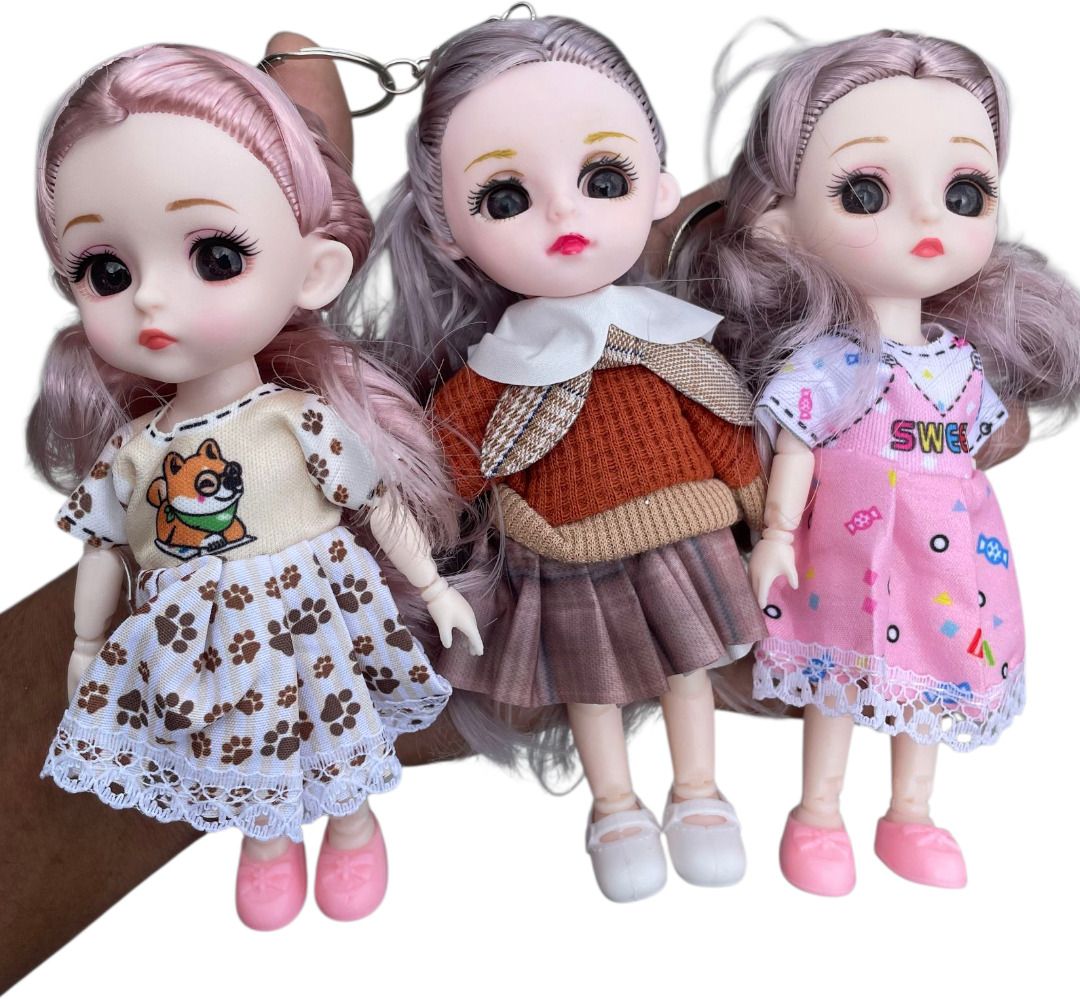 maadi Cute Barbie Doll for Kids | Mini Doll with Dress & Shoes | Girls Toy Gift-picture-28