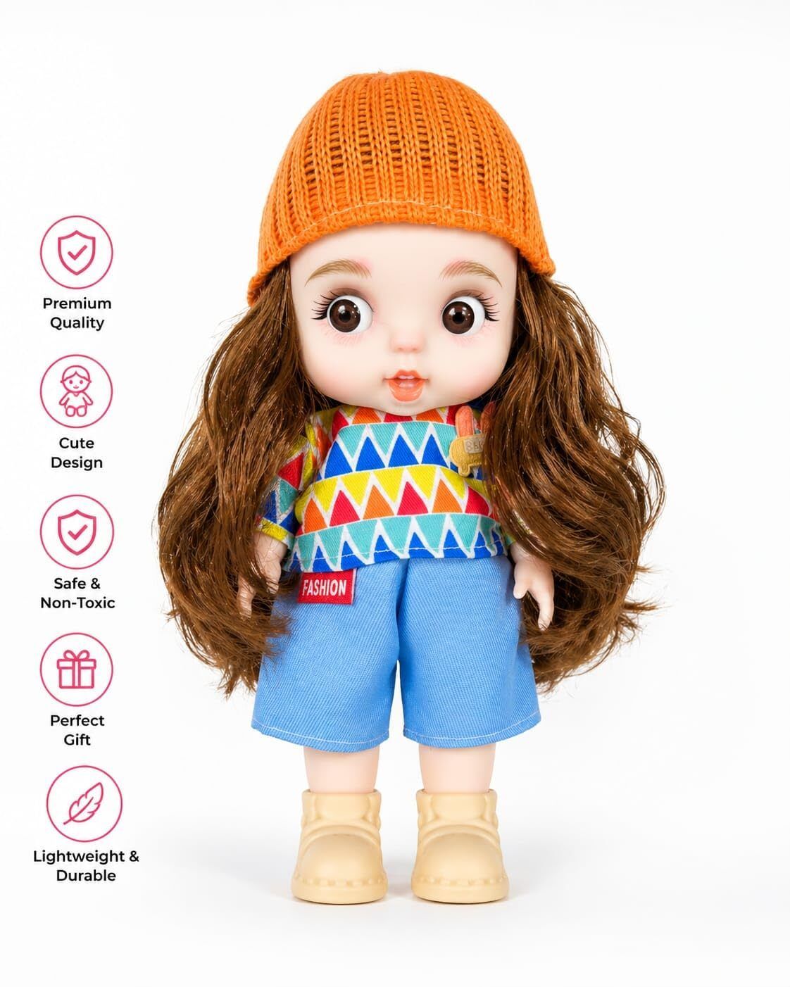 kidsmuch Big Face Fat Body Doll with High Beauty-picture-29