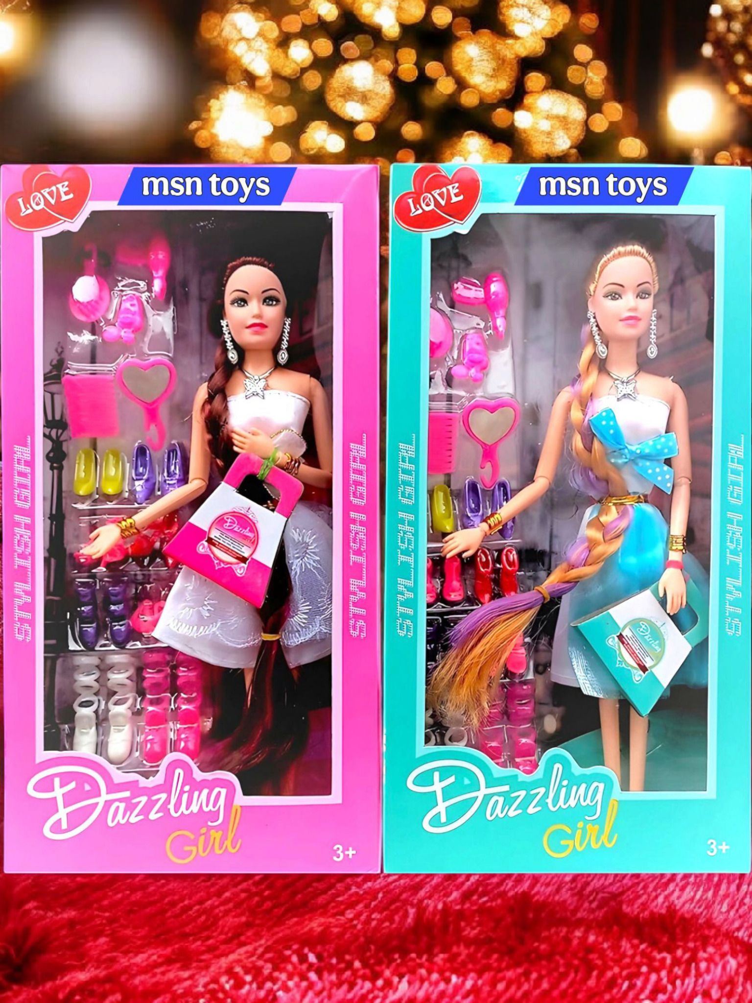 Stylish Long Hair Set Doll and New Angel Doll Set for Kids dp12