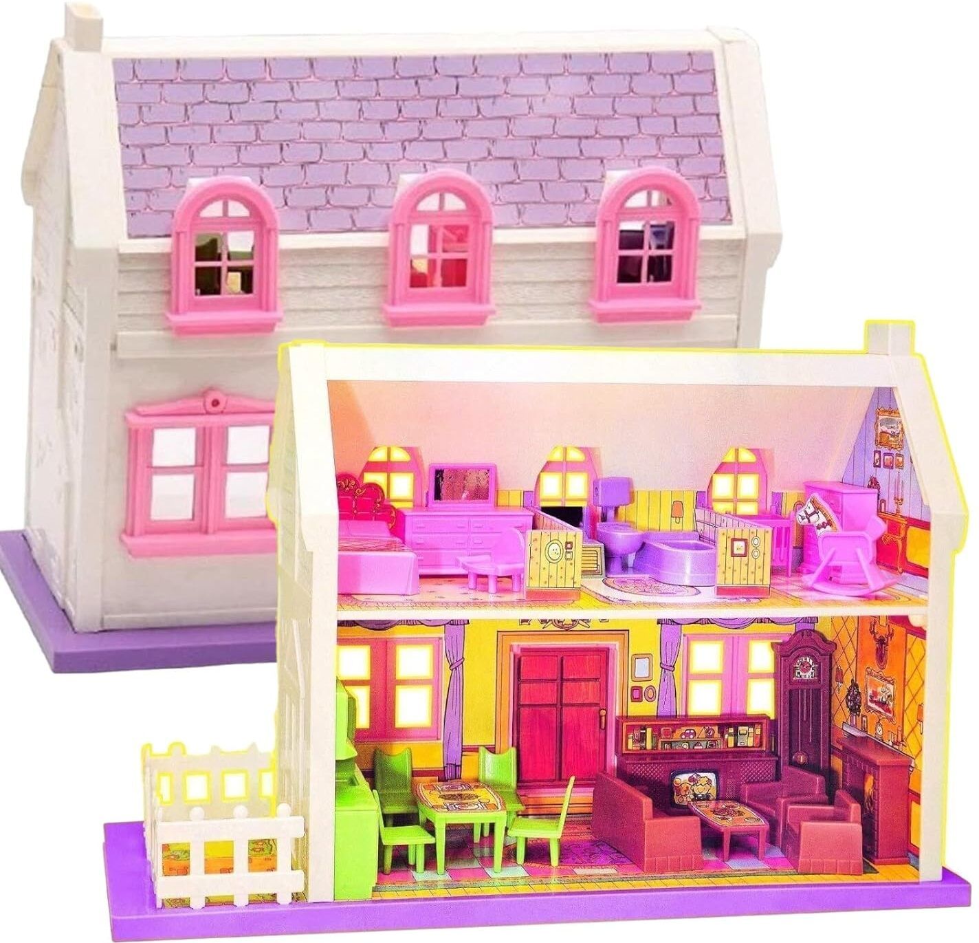 34 pcs Dream Palace Doll House | Furniture for Kids Complete Furniture Household-image-41