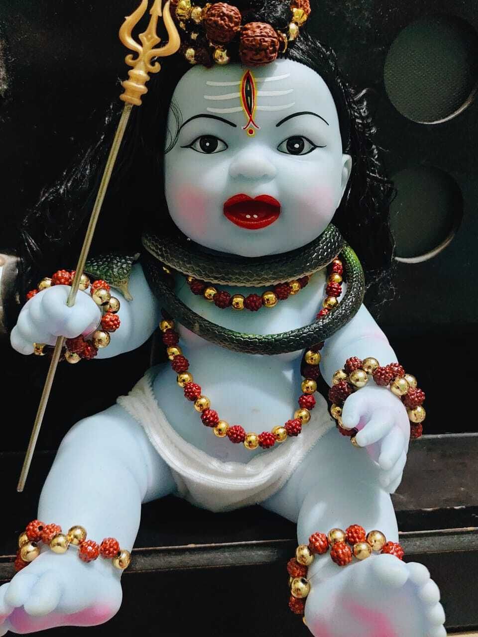 Bal Shiv Shankar Doll Toy with Accessories for Gift Decor Murti-image-11