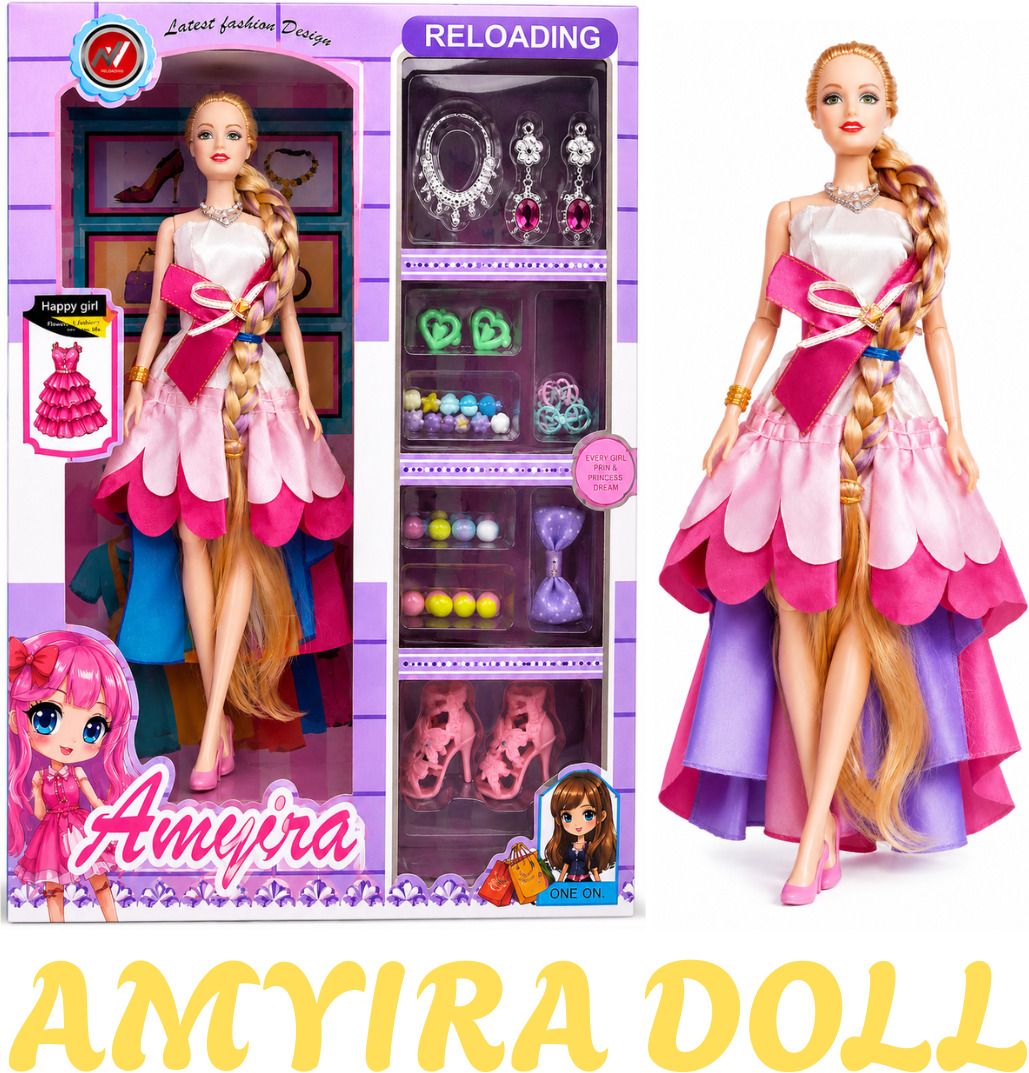 nv collection Amayira Princess Makeover Doll Gift Set-picture-43