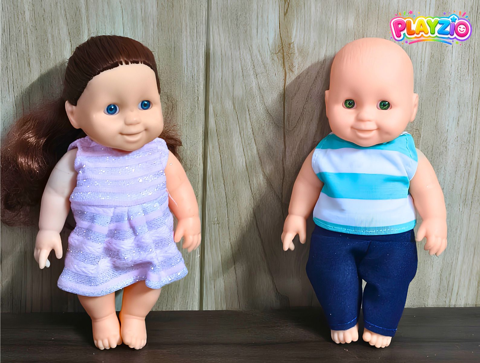 Cute Vinyl Baby Doll Set | Boy Girl Combo | Safe Toy for Children-image-24