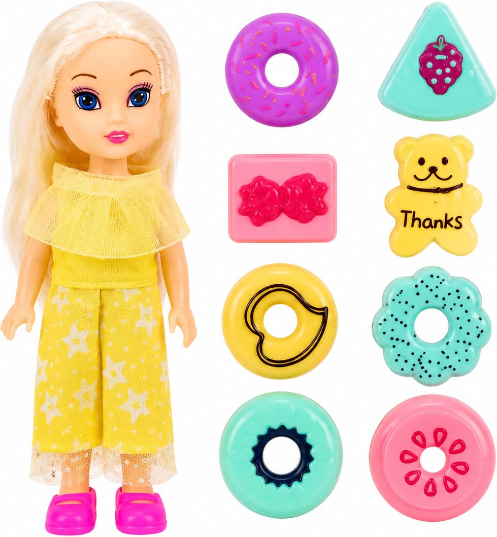 Dessert Party Doll Play Set with Mini Dessert Accessories-image-31